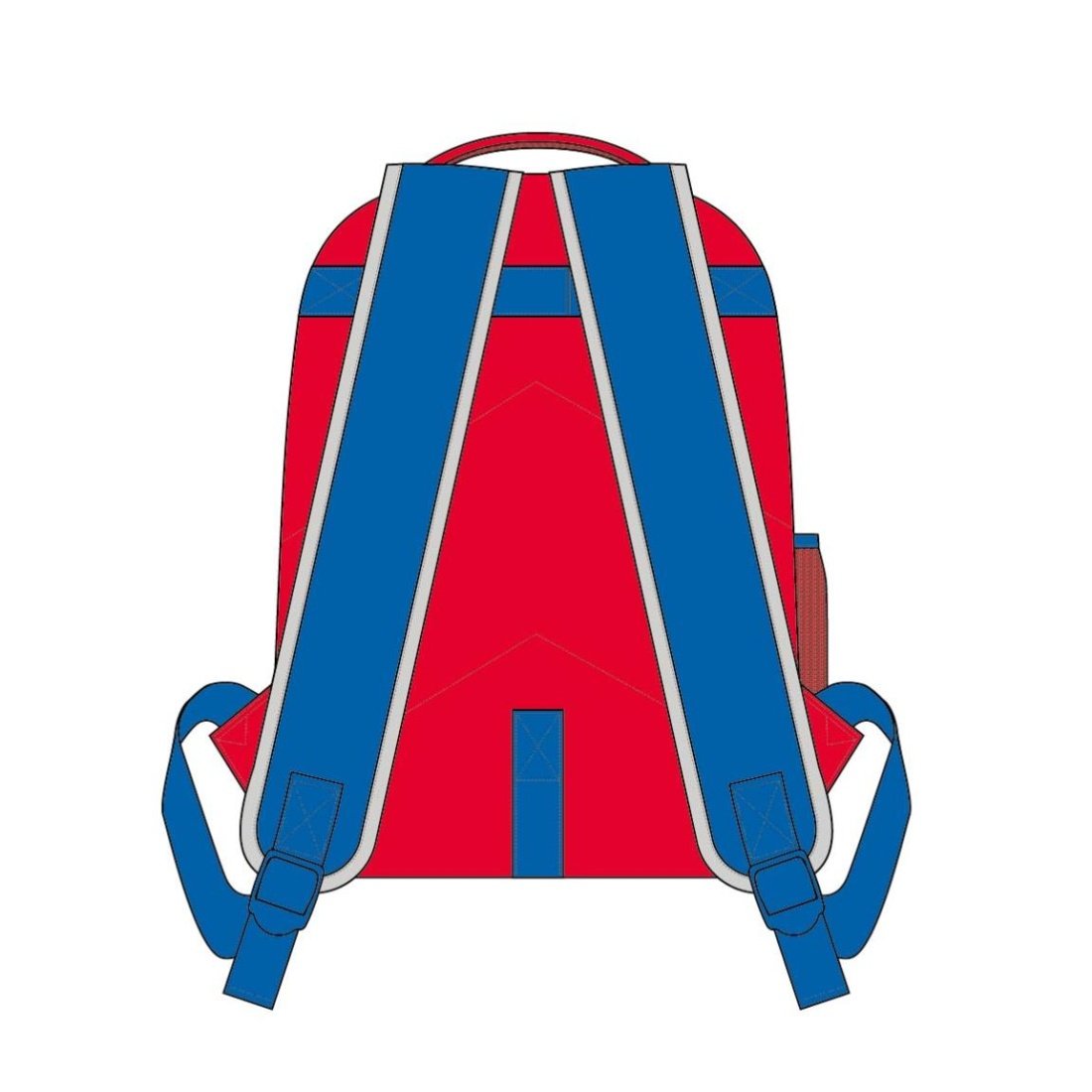 Cerda Avengers Σχολική Τσάντα Πλάτης Δημοτικού σε Μπλε-Κόκκινο χρώμα Μ32 x Π14 x Υ41εκ - Image 2
