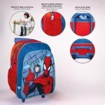 Cerda Spiderman Σχολική Τσάντα Τρόλεϊ Δημοτικού σε Κόκκινο χρώμα 41cm - Image 3