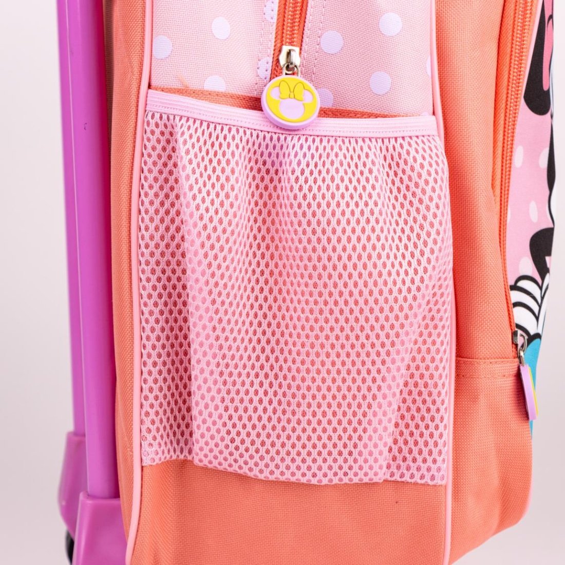 Cerda Σχολική Τσάντα Τρόλεϊ Δημοτικού Minnie Mouse & Daisy Duck σε Ροζ χρώμα - Image 4