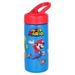 Stor Πλαστικό Παγούρι Super Mario σε Μπλε χρώμα 410ml