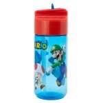 Stor Πλαστικό Παγούρι Super Mario & Friends σε Γαλάζιο χρώμα 430ml