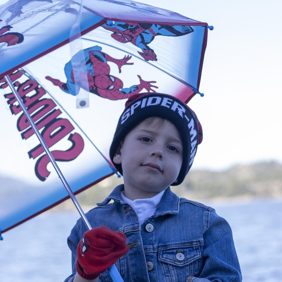 Cerda Spiderman Παιδική Ομπρέλα Μπαστούνι Διάφανη με Διάμετρο 71εκ. - Image 6