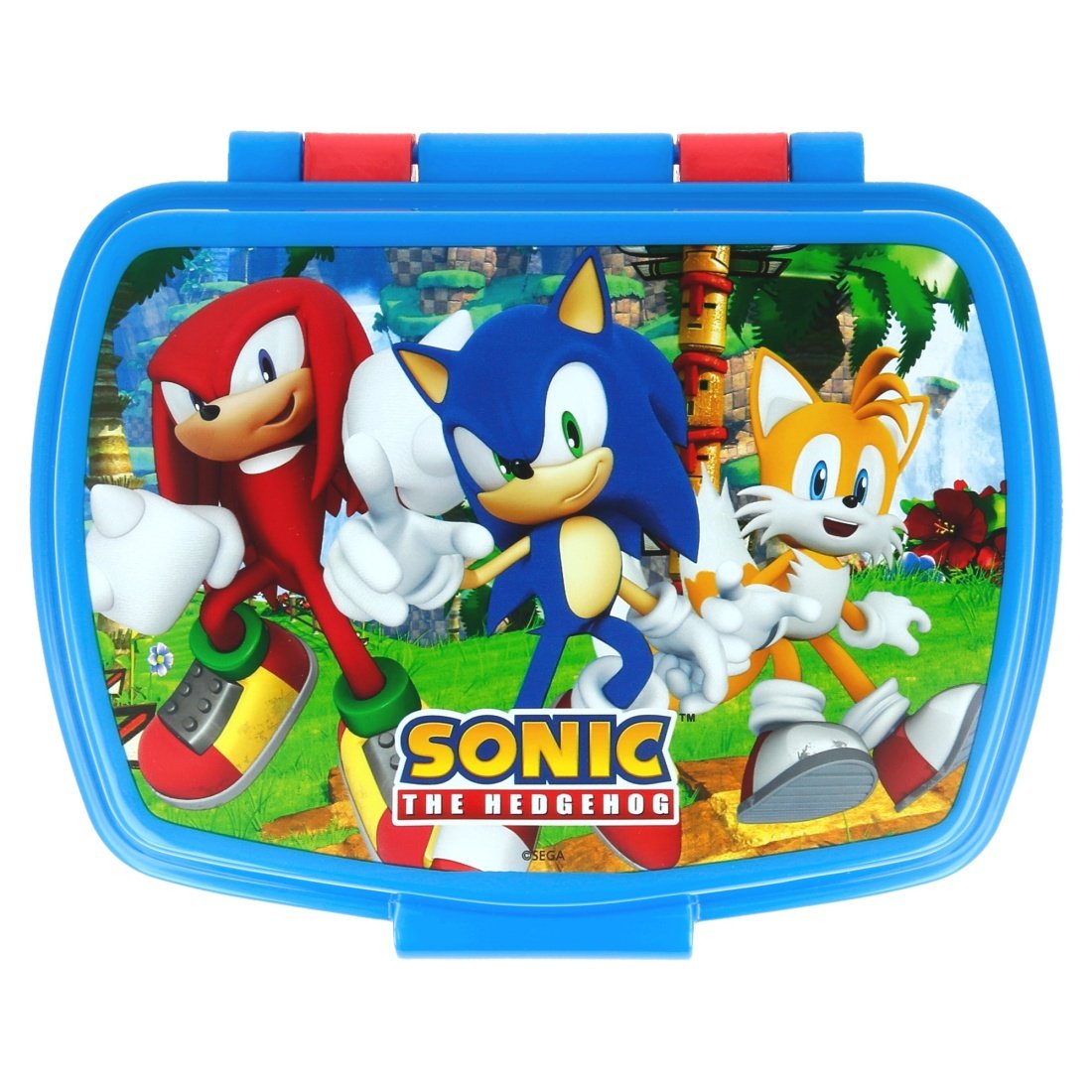 Stor Πλαστικό Παιδικό Δοχείο Φαγητού Κόκκινο Sonic Μ17 x Π14 x Υ5.6cm - Image 3