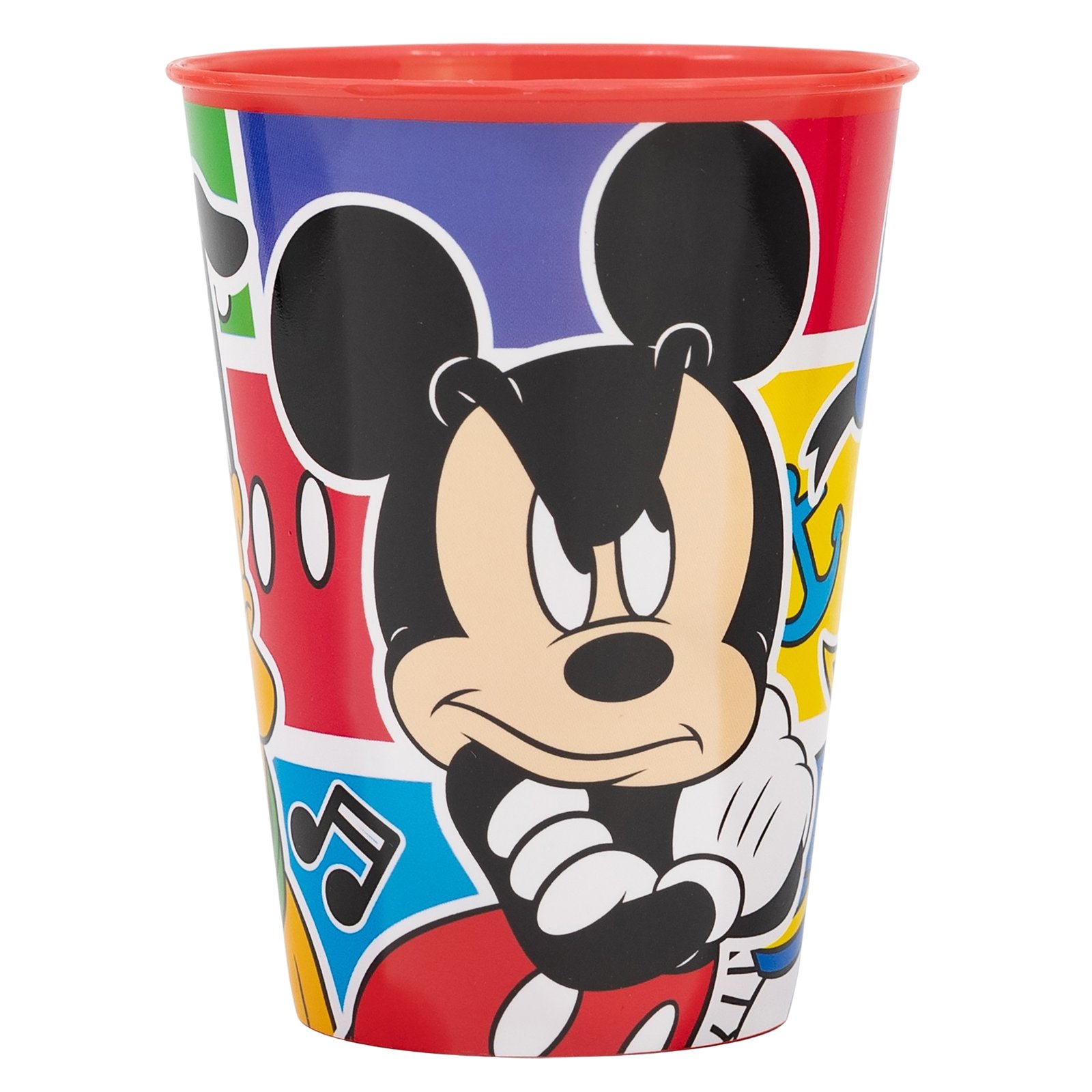 74307_A Stor Ποτήρι πλαστικό με σχέδιο Mickey Mouse σε υπέροχα χρώματα 260 ml - Image 1