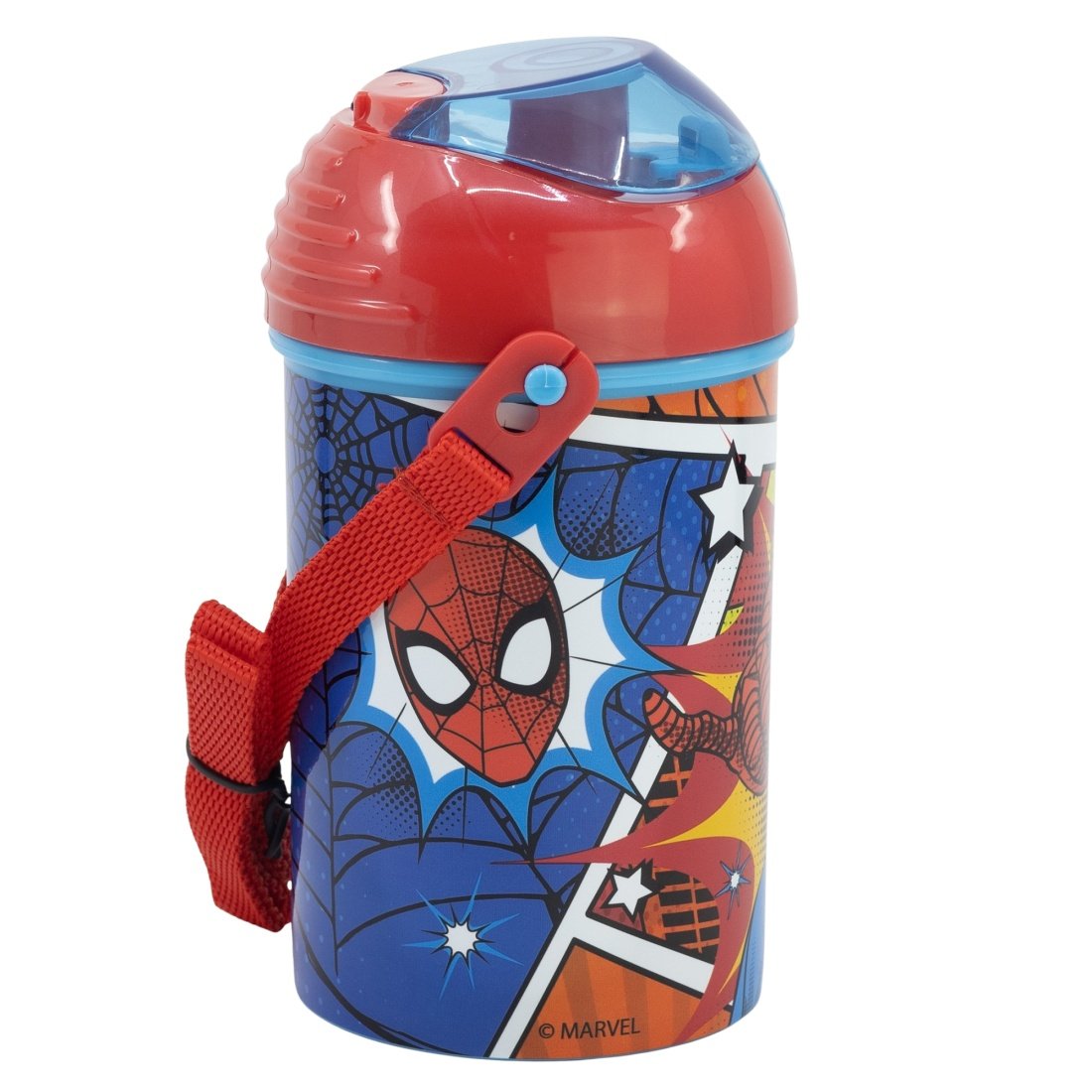 Stor Pop Up Πλαστικό Παγούρι 450ml  SPIDERMAN ARACHNID GRID - Image 3