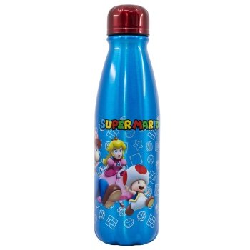 Stor Παγούρι Αλουμινίου Super Mario σε Κόκκινο χρώμα 600ml