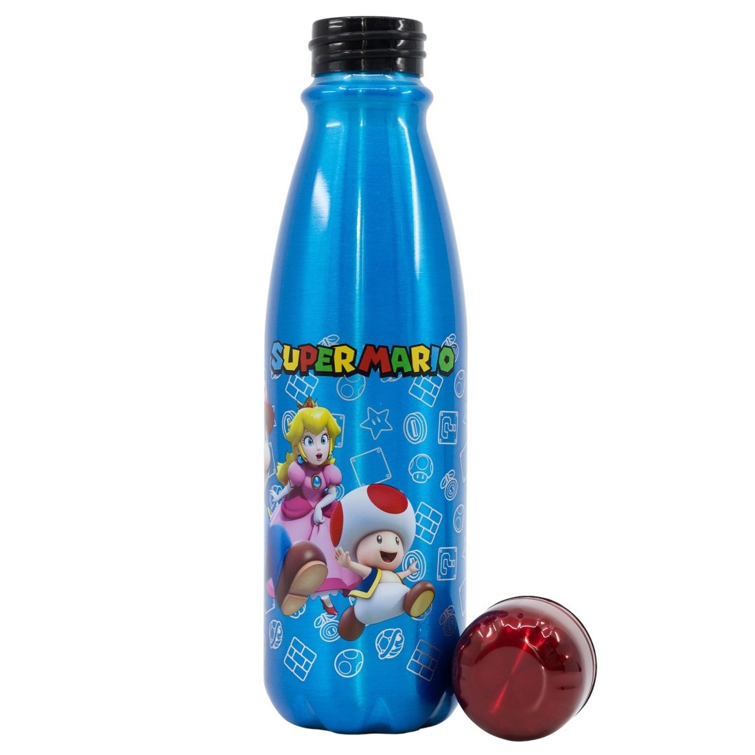 Stor Παγούρι Αλουμινίου Super Mario σε Κόκκινο χρώμα 600ml - Image 2