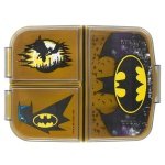 Stor Πλαστικό Παιδικό Δοχείο Φαγητού Μαύρο Sandwich Box Batman Symbol Μ19.5 x Π16.5 x Υ6.7cm