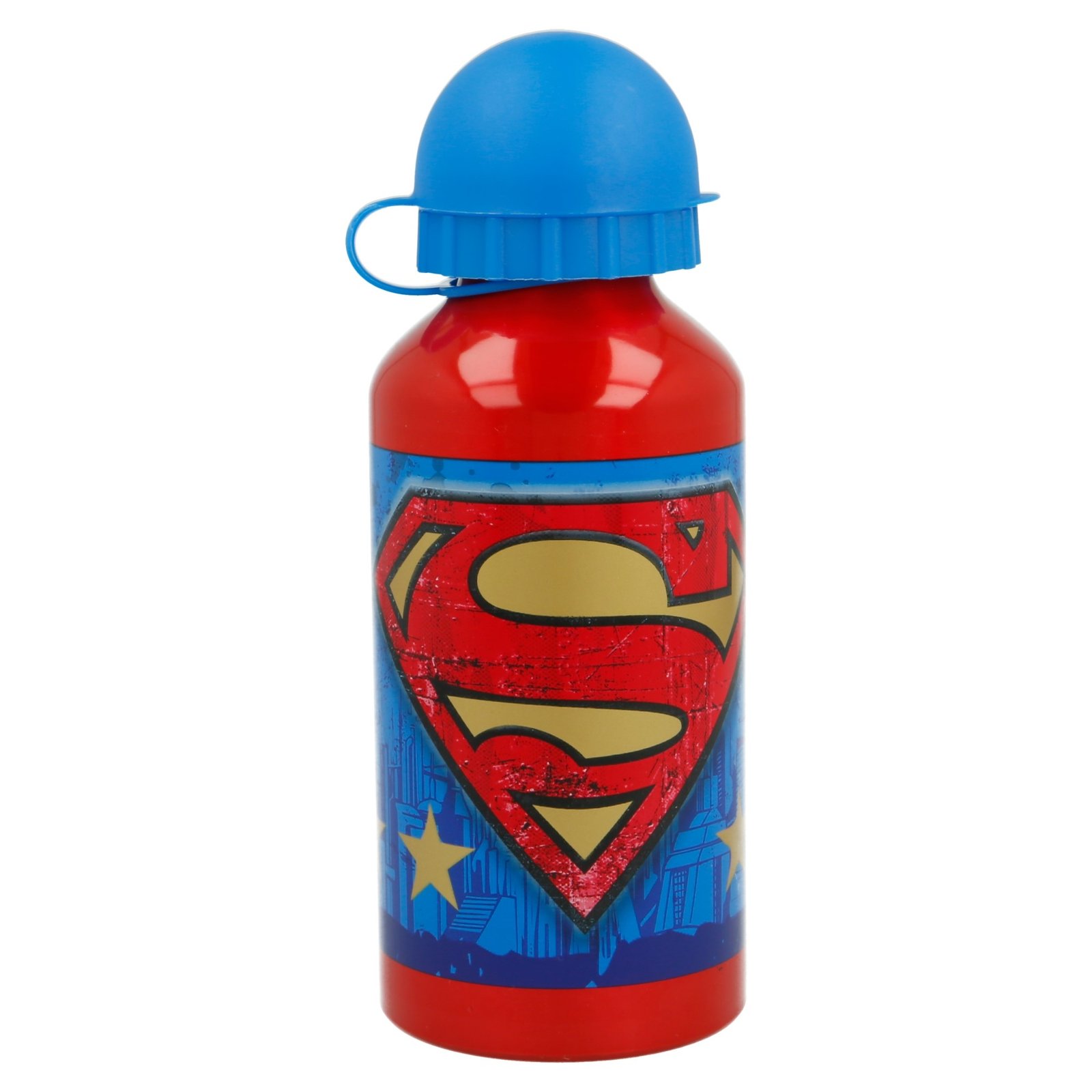 85634_B Stor Παγούρι Αλουμινίου Superman σε Κόκκινο χρώμα 400ml - Image 1