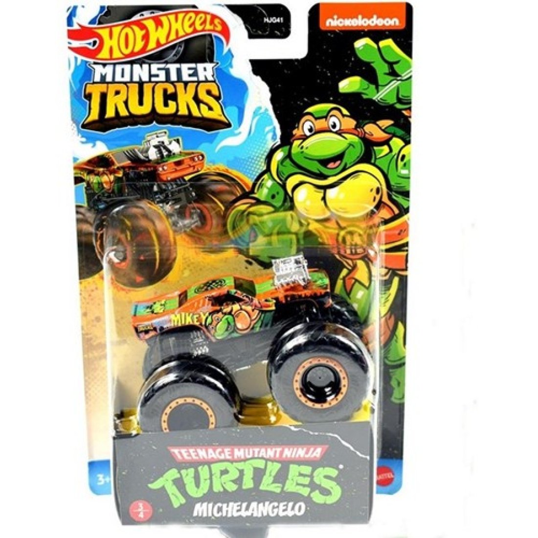 Hot Wheels Teenage Mutant Ninja Turtles Die cast Monster Trucks 1:64 4 Οχήματα Διαφορετικά 1:64 (Πωλούνται Μεμονωμένα) - Image 4