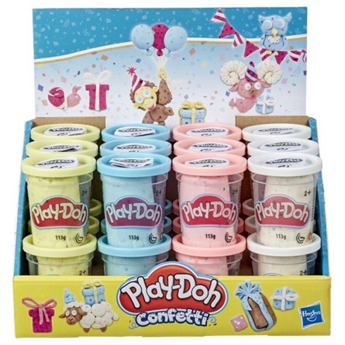 Hasbro Play-Doh Πλαστελίνη - Παιχνίδι Confetti για 3+ Ετών Διάφορα Χρώματα - Image 3