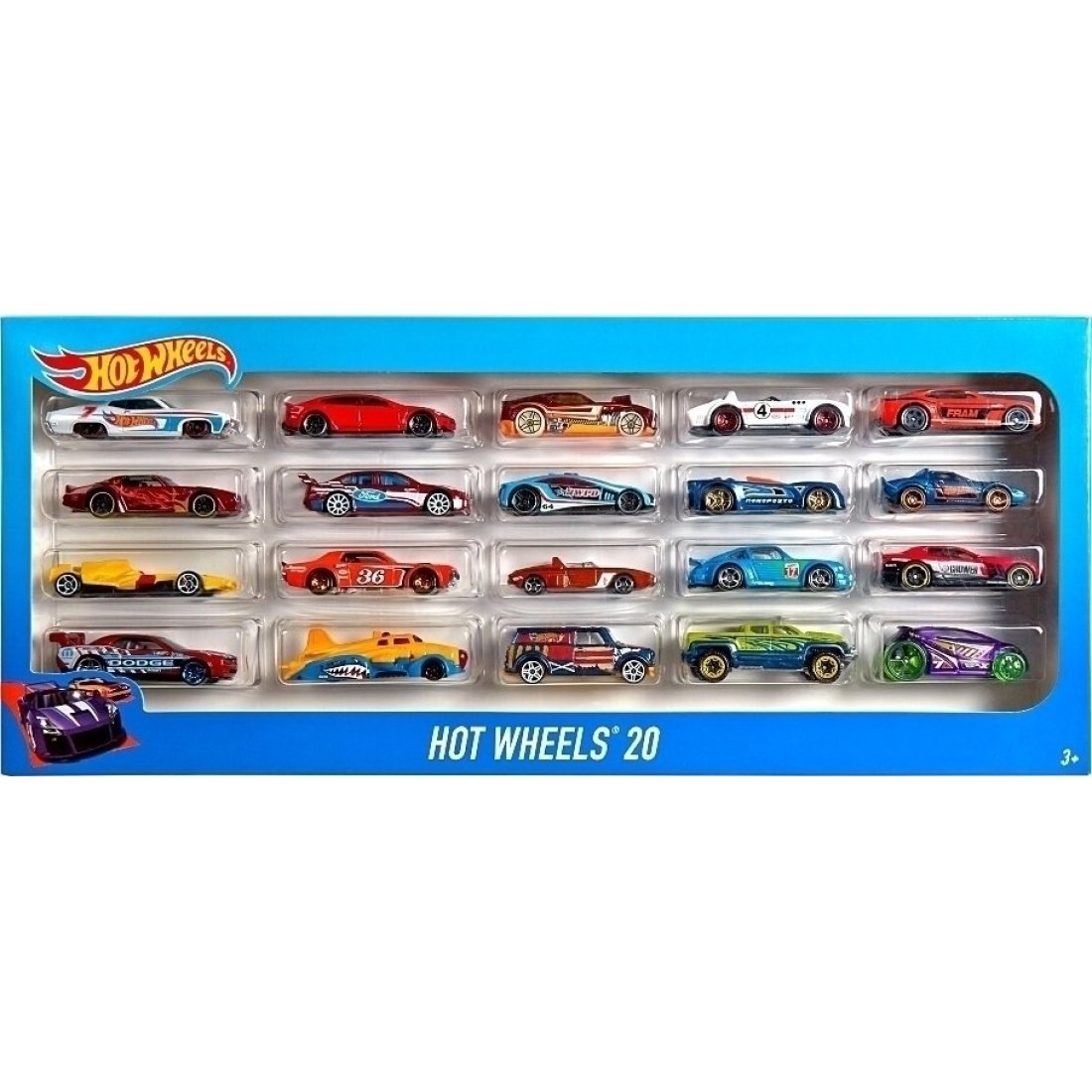 Mattel Σετ Αυτοκινητάκια Hot Wheels 20 για 3+ Ετών (Διάφορα Σχέδια) 1τμχ - Image 6