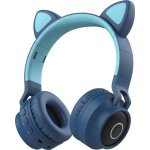 Gjby Catear CA-028 Ασύρματα On Ear Ακουστικά Μπλε