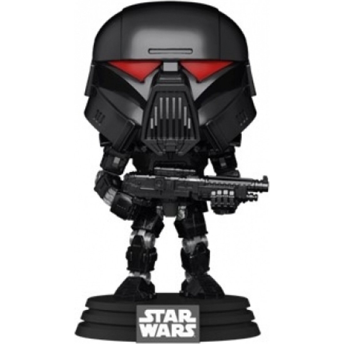 Funko Pop! Star Wars The Mandalorian Dark Trooper Bobble-Head Funko - Image 2