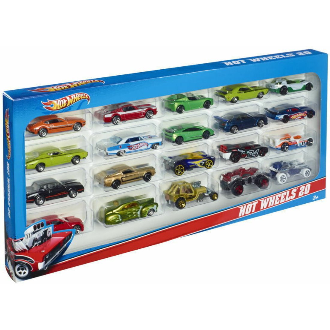 Mattel Σετ Αυτοκινητάκια Hot Wheels 20 για 3+ Ετών (Διάφορα Σχέδια) 1τμχ - Image 3
