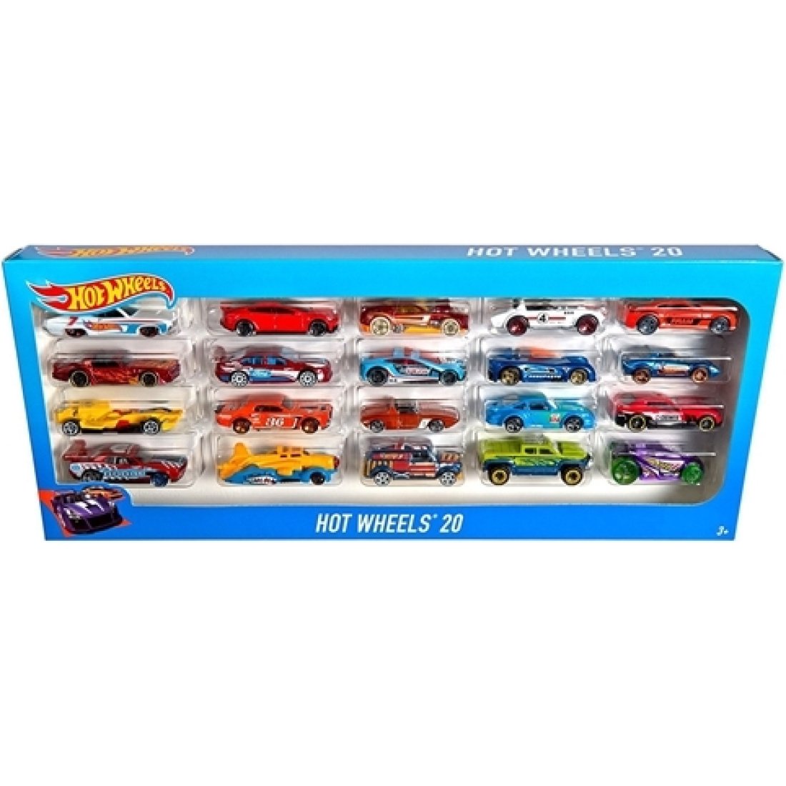 Mattel Σετ Αυτοκινητάκια Hot Wheels 20 για 3+ Ετών (Διάφορα Σχέδια) 1τμχ - Image 2
