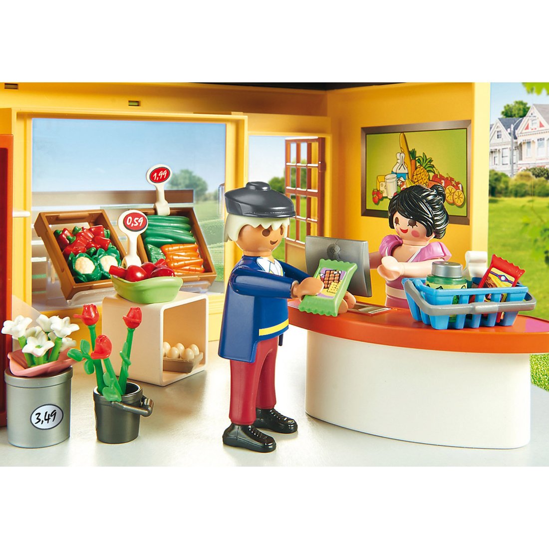 Playmobil City Life My Grocery Store 38x28x12.5cm - Image 3