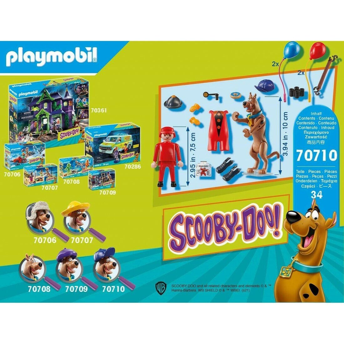 Playmobil Scooby Doo! Adventure with Ghost Clown 14.5x18.5cm - Image 7