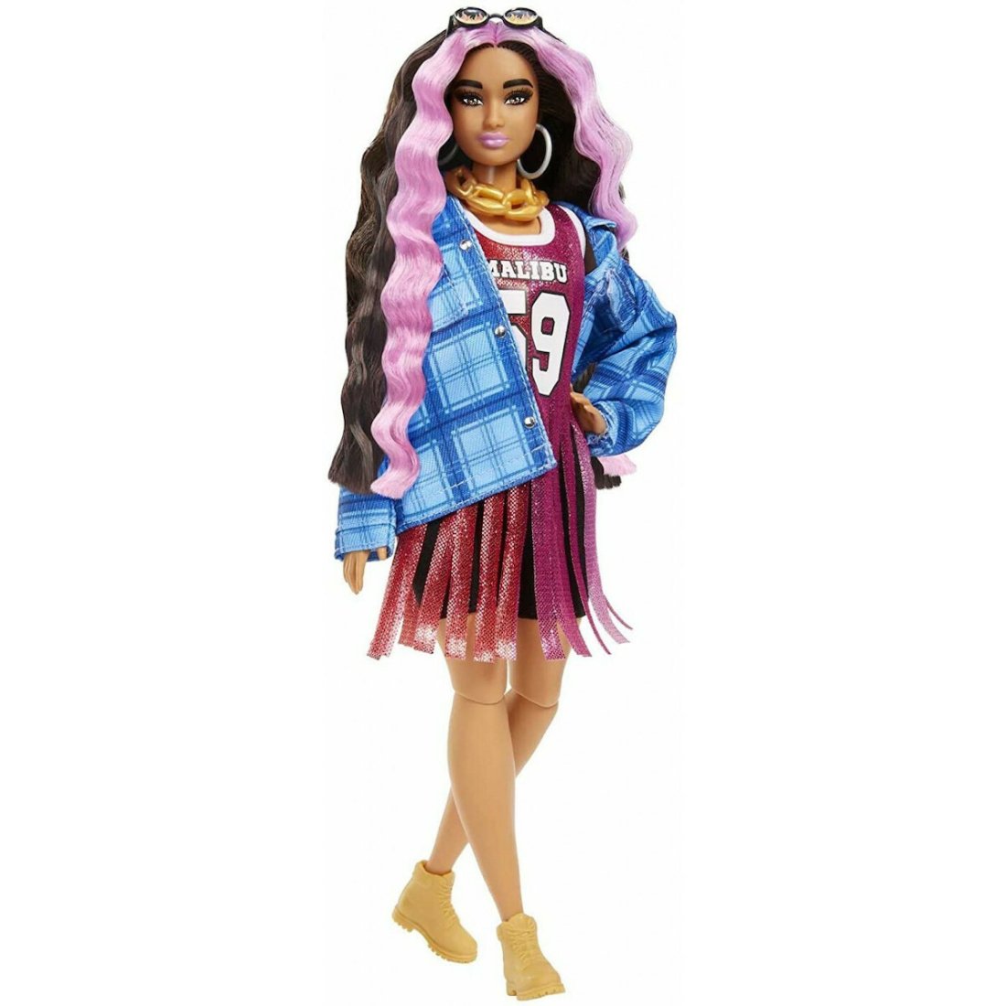 Mattel Κούκλα Barbie Extra Basketball Jersey για 3+ Ετών HDJ46 - Image 3