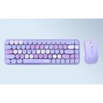 MOFII Bean Ασύρματο Σετ Πληκτρολόγιο & Ποντίκι Αγγλικό US Μωβ - Image 5