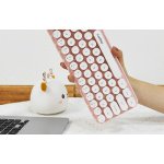 MOFII Bean Ασύρματο Σετ Πληκτρολόγιο & Ποντίκι Αγγλικό US White-Pink - Image 3