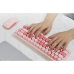 MOFII Bean Ασύρματο Σετ Πληκτρολόγιο & Ποντίκι Αγγλικό US Ροζ - Image 5