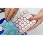 MOFII Bean Ασύρματο Σετ Πληκτρολόγιο & Ποντίκι Αγγλικό US White-Pink - Image 2