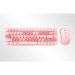MOFII Bean Ασύρματο Σετ Πληκτρολόγιο & Ποντίκι Αγγλικό US Ροζ - Image 6