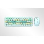 MOFII Bean Ασύρματο Σετ Πληκτρολόγιο & Ποντίκι Αγγλικό US Πράσινο - Image 6