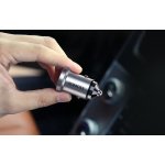 Romoss Φορτιστής Αυτοκινήτου Ασημί με Θύρες: 1xUSB 1xType-C μαζί με Καλώδιο - Image 2