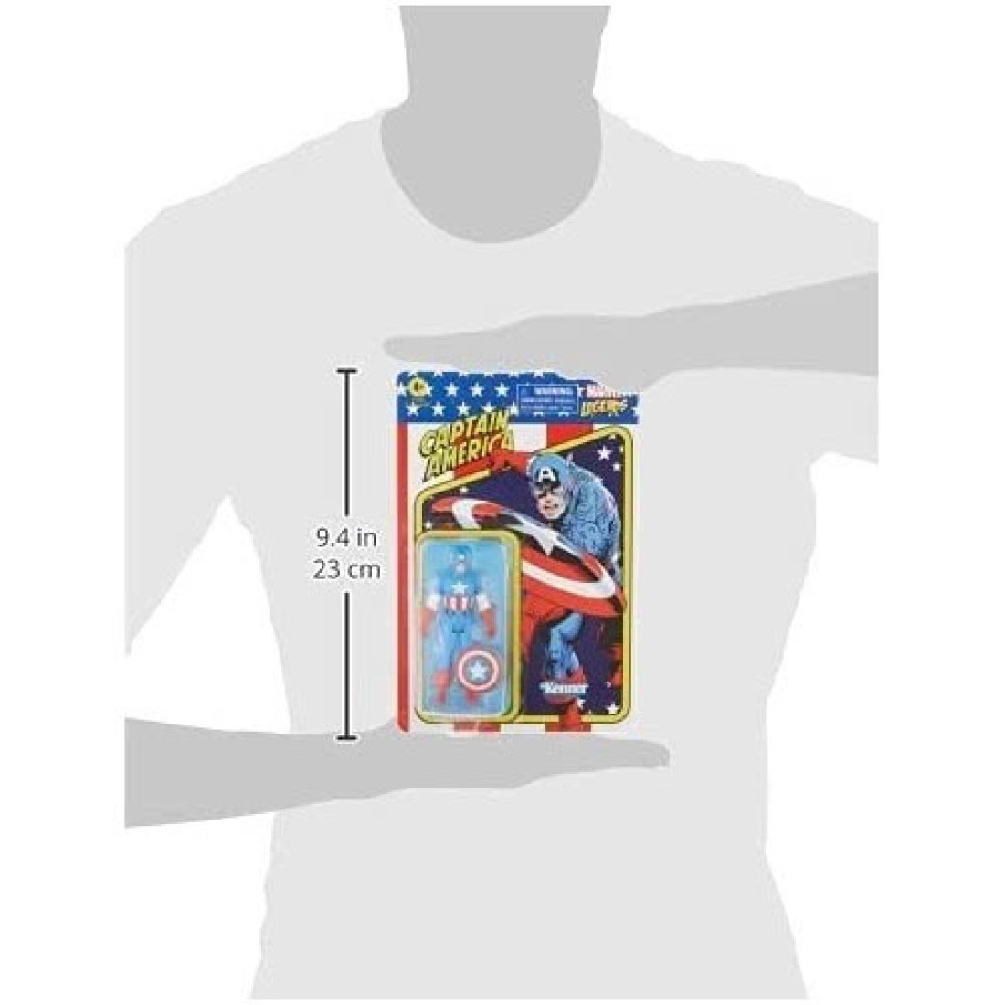 Marvel Legends: Retro Collection - Captain America Φιγούρα Δράσης (10cm) - Image 3