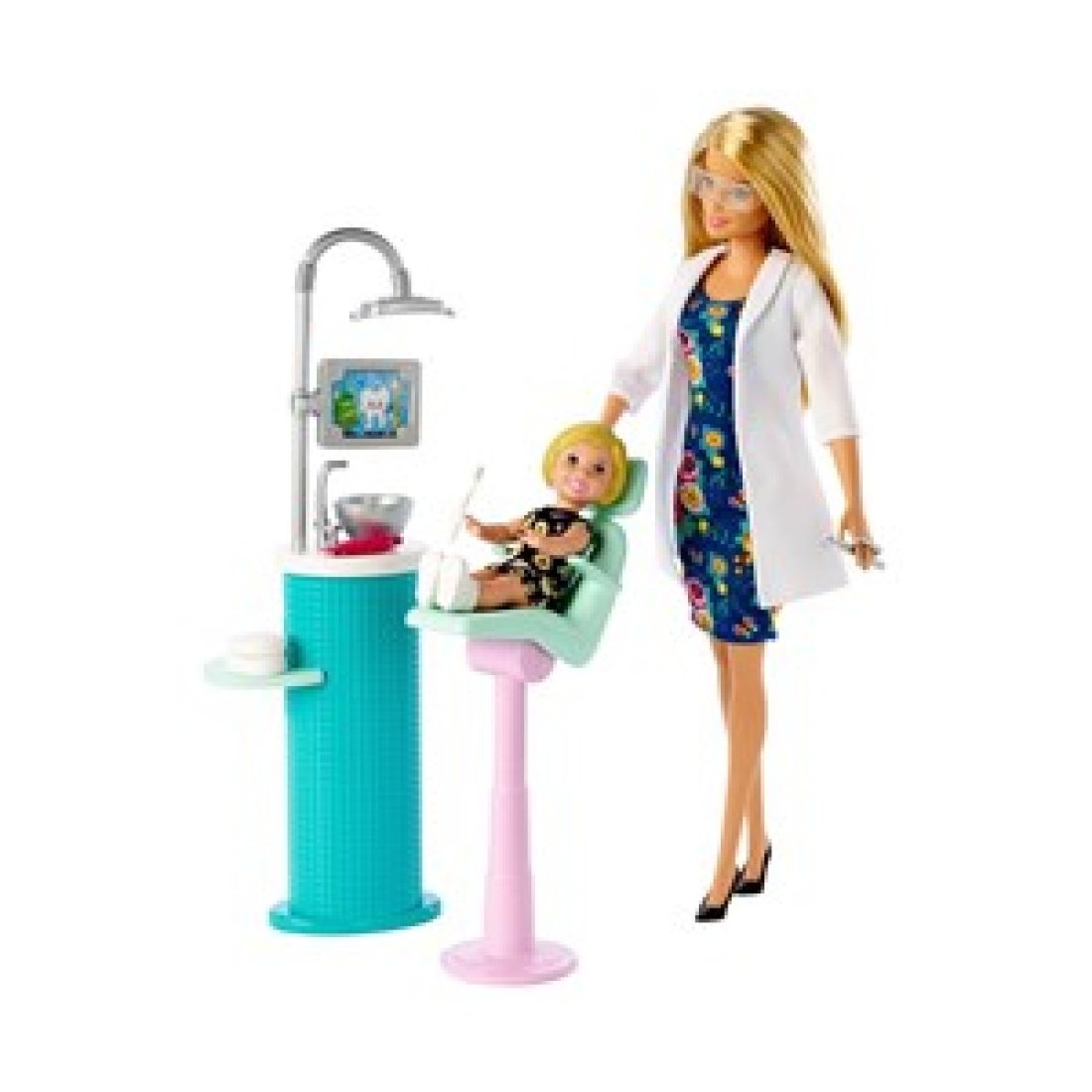 Mattel Barbie Οδοντίατρος Σετ Παιχνιδιού 21,5x32cm - Image 2