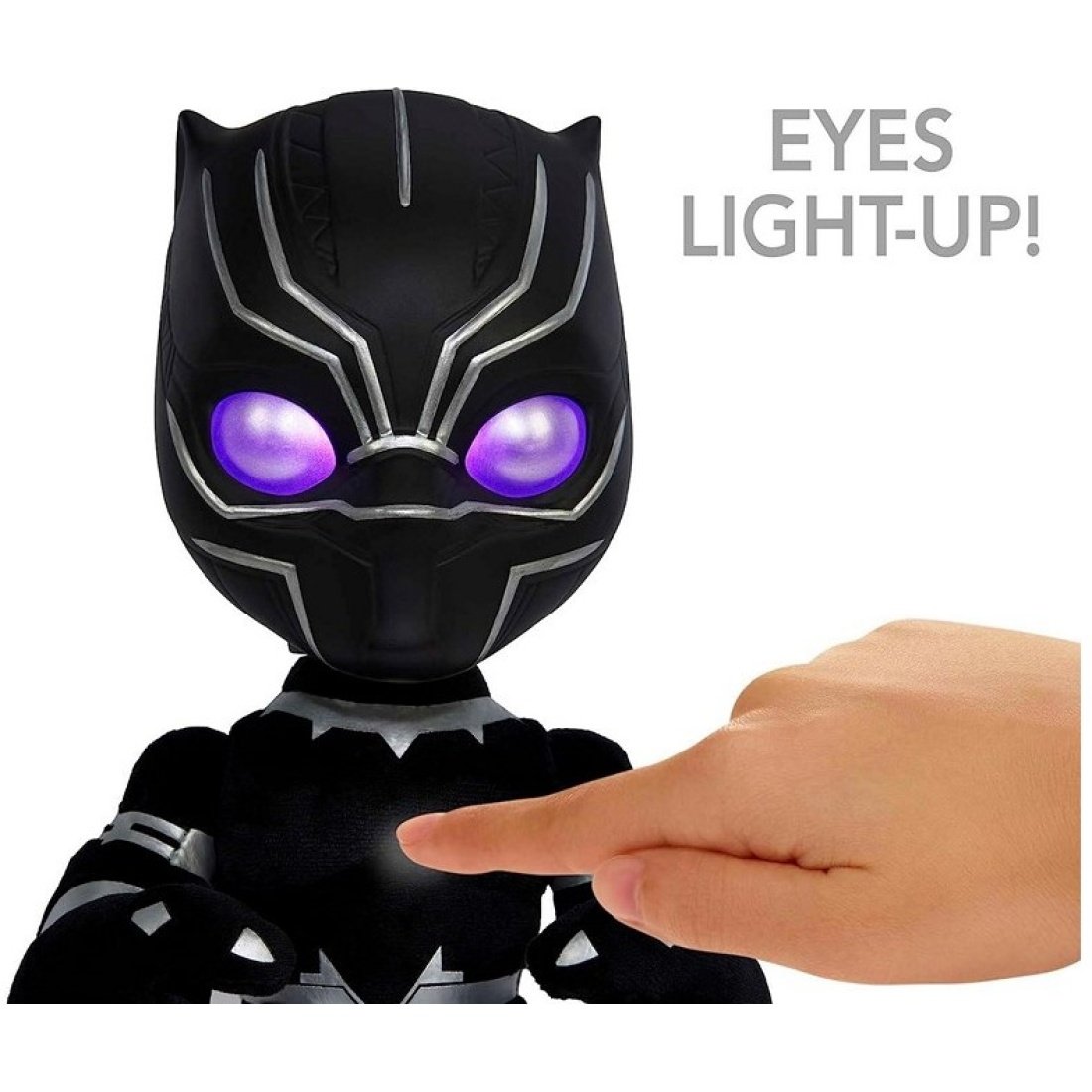 Marvel Avengers Plush Black Panther 30cm Με Φώς και Ήχο (Μιλάει Αγγλικά) - Image 7
