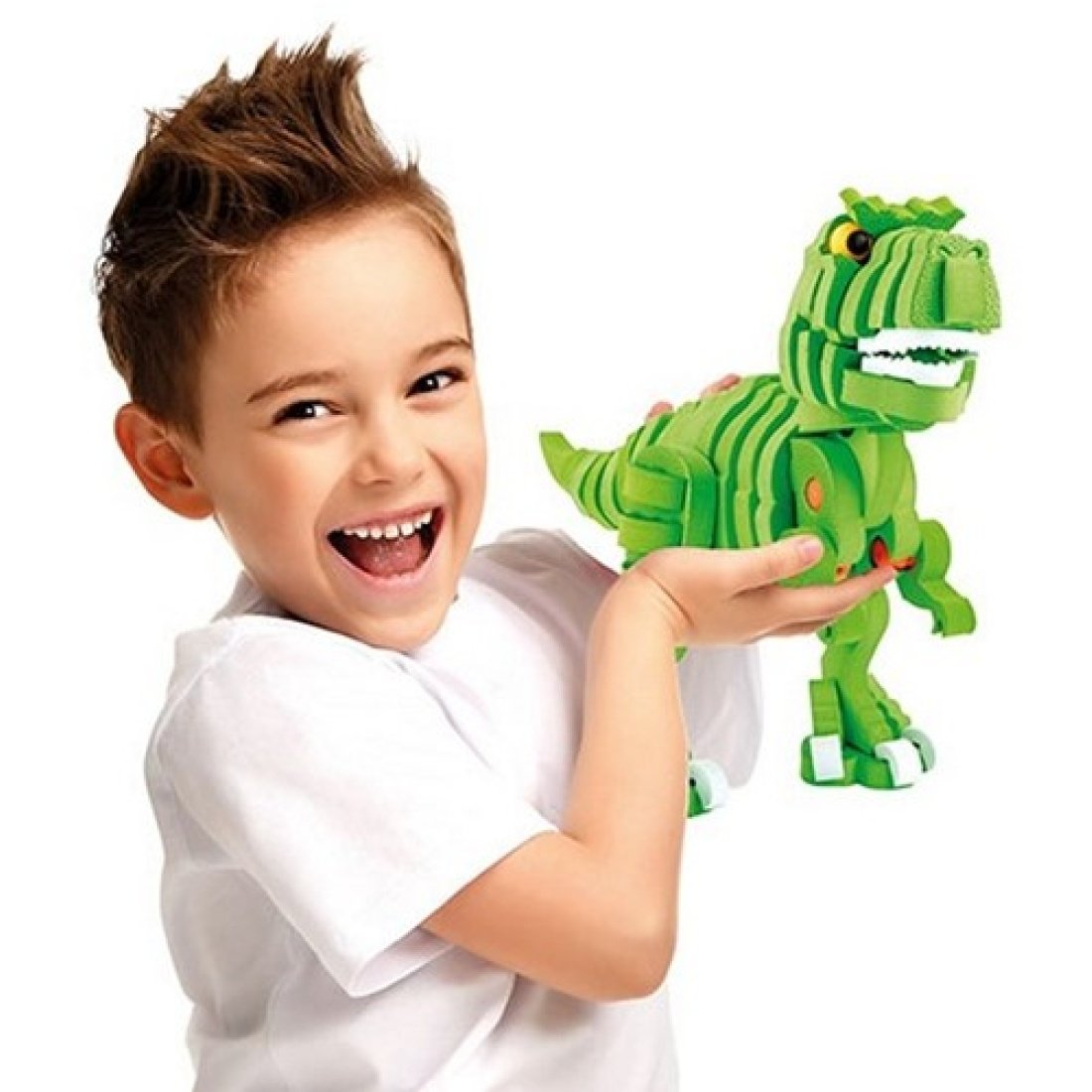 3D Τρισδιάστατο Παζλ από Αφρό Δεινόσαυρος T-REX 104pcs 26x31,5cm Toi-Toys - Image 3
