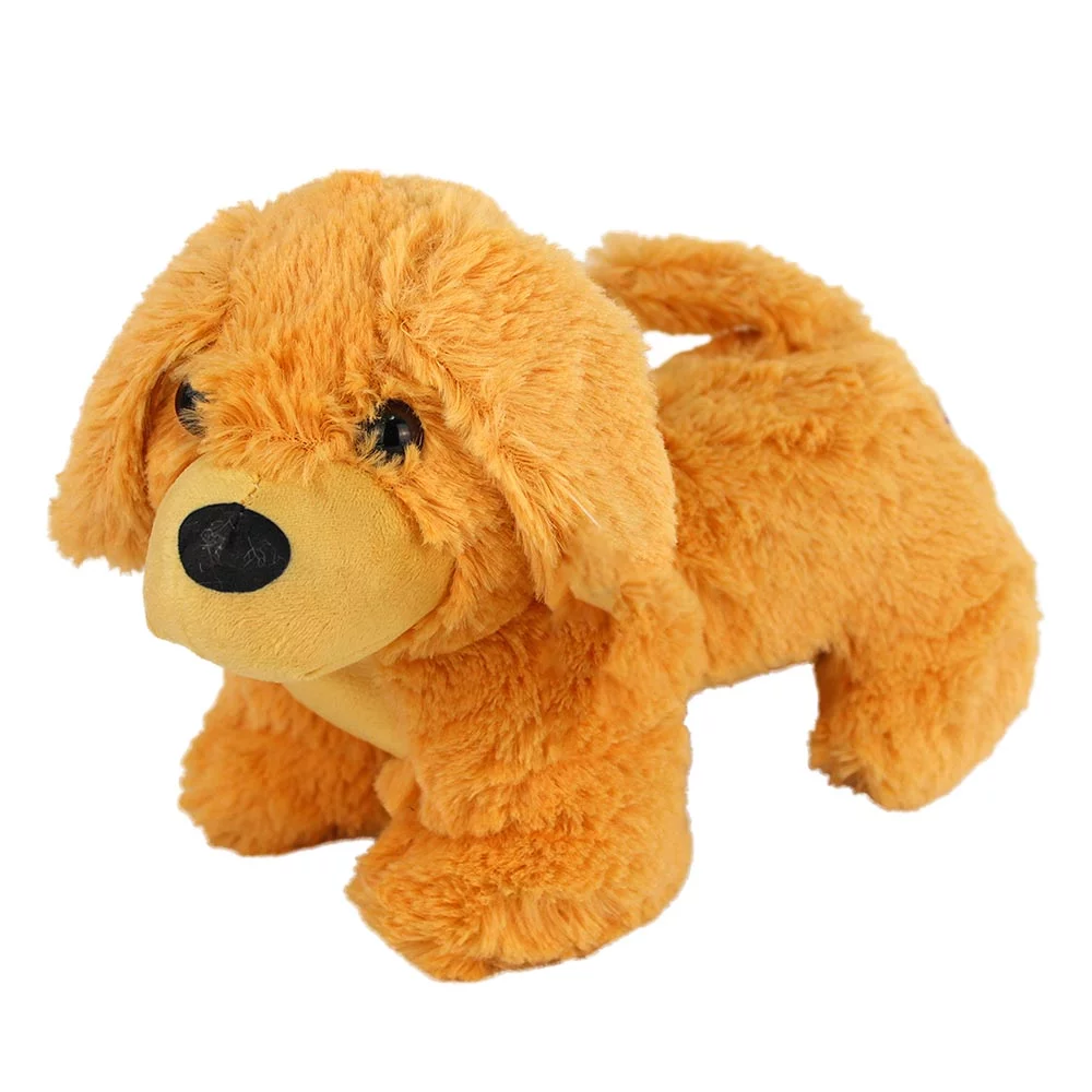 43Χωρίς τίτλο Λούτρινο Σκυλάκι Paws 23 εκ. Καφέ 2 - Image 1