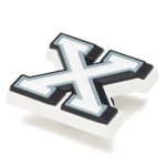 Αξεσουάρ για Διακόσμηση Παπουτσιών Crocs σχέδιο Γράμμα Letter X Χρώματος Λευκό