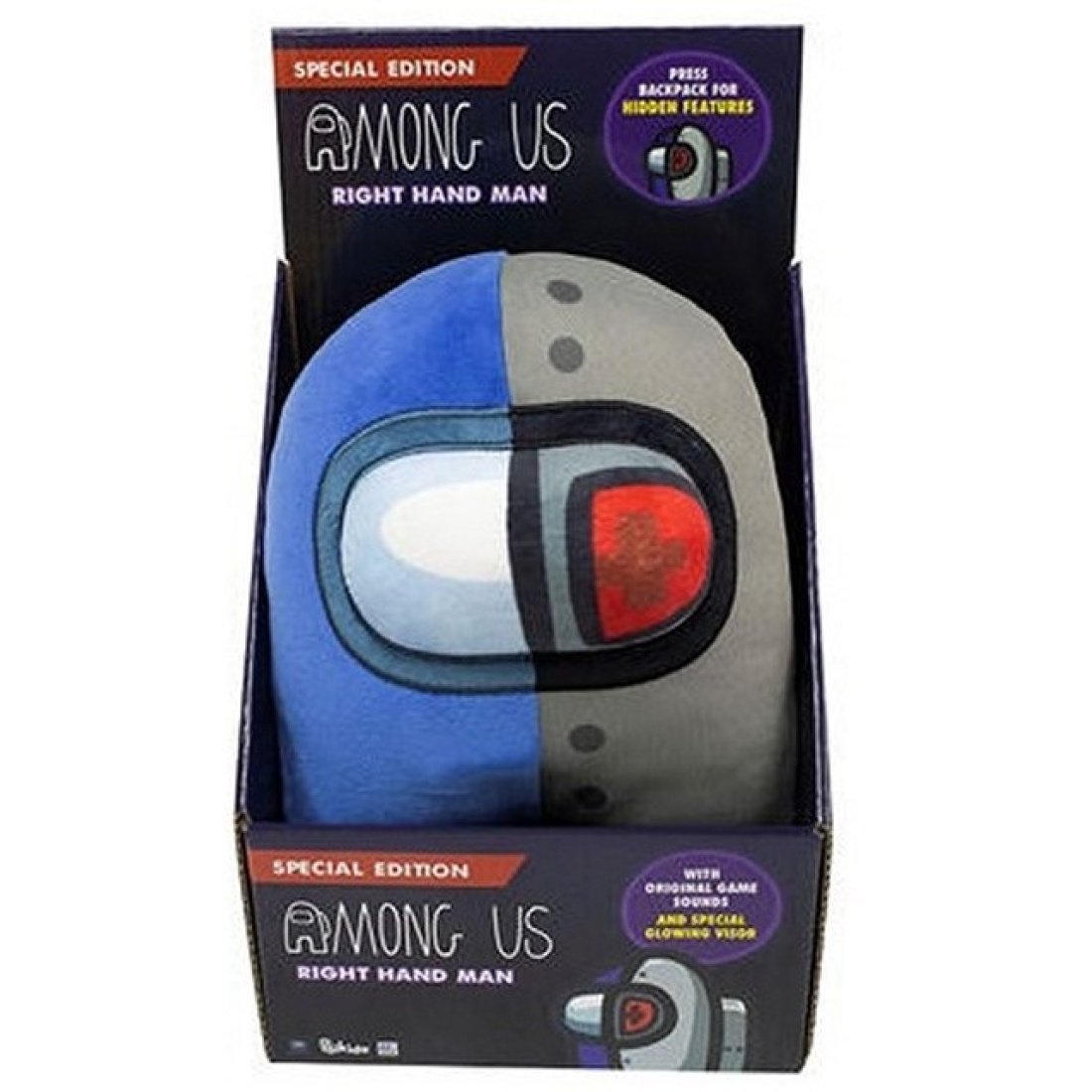 Λούτρινο Among Us Right Hand Man Special Edition Plush 25cm AU1000+ Sound in Box 25cm - Image 3