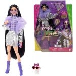 Mattel Κούκλα Barbie Extra Purple Fur & Purple Boots για 3+ Ετών