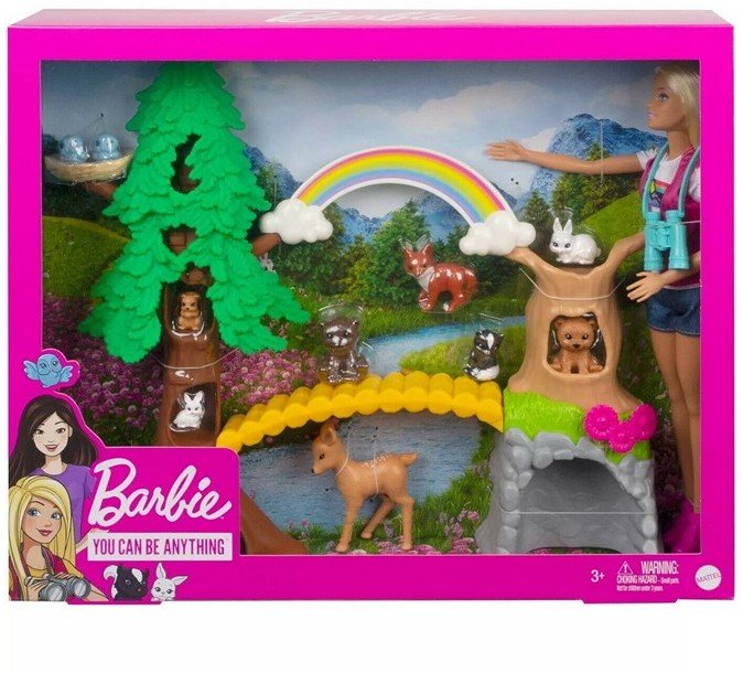 barbie-you-can-be-anything-speelset-wildernis-gids-33x39cm (1) Mattel Barbie You Can Be Anything Wilderness Guide για 3+ Ετών - Image 1
