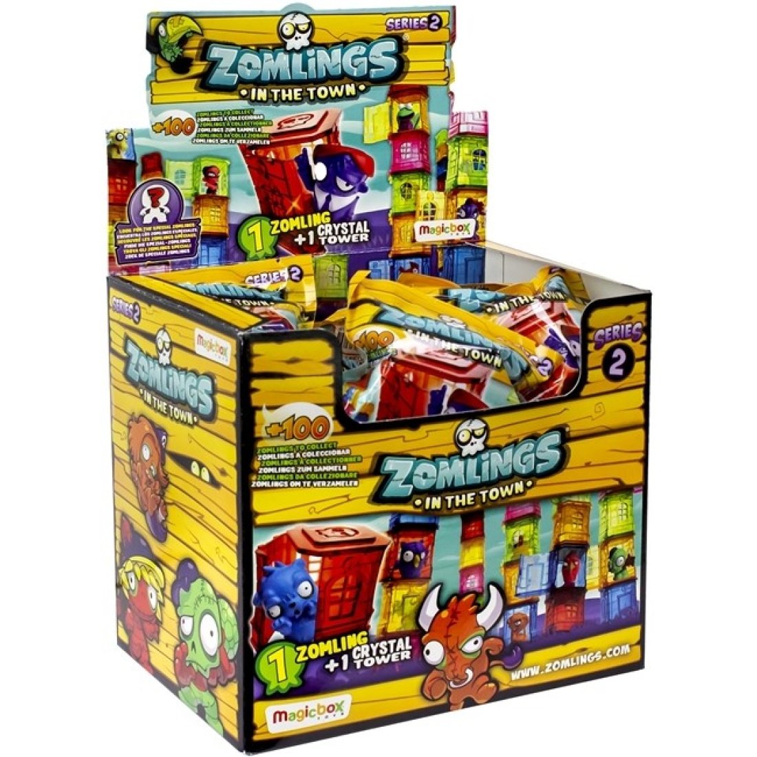 Σακουλάκι Έκπληξη Zomlings In The Big Town Series 2 Pack (1 Zomling + 1 Crystal Tower) Πολύχρωμο - Image 2