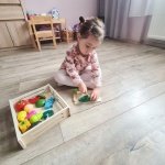 Σετ Ξύλινο Παιχνίδι Καφάσι 34 τεμαχίων με Λαχανικά, Φρούτα, Ξύλο Κοπής και Μαχαίρια, 23.5x26x6 cm - Image 5