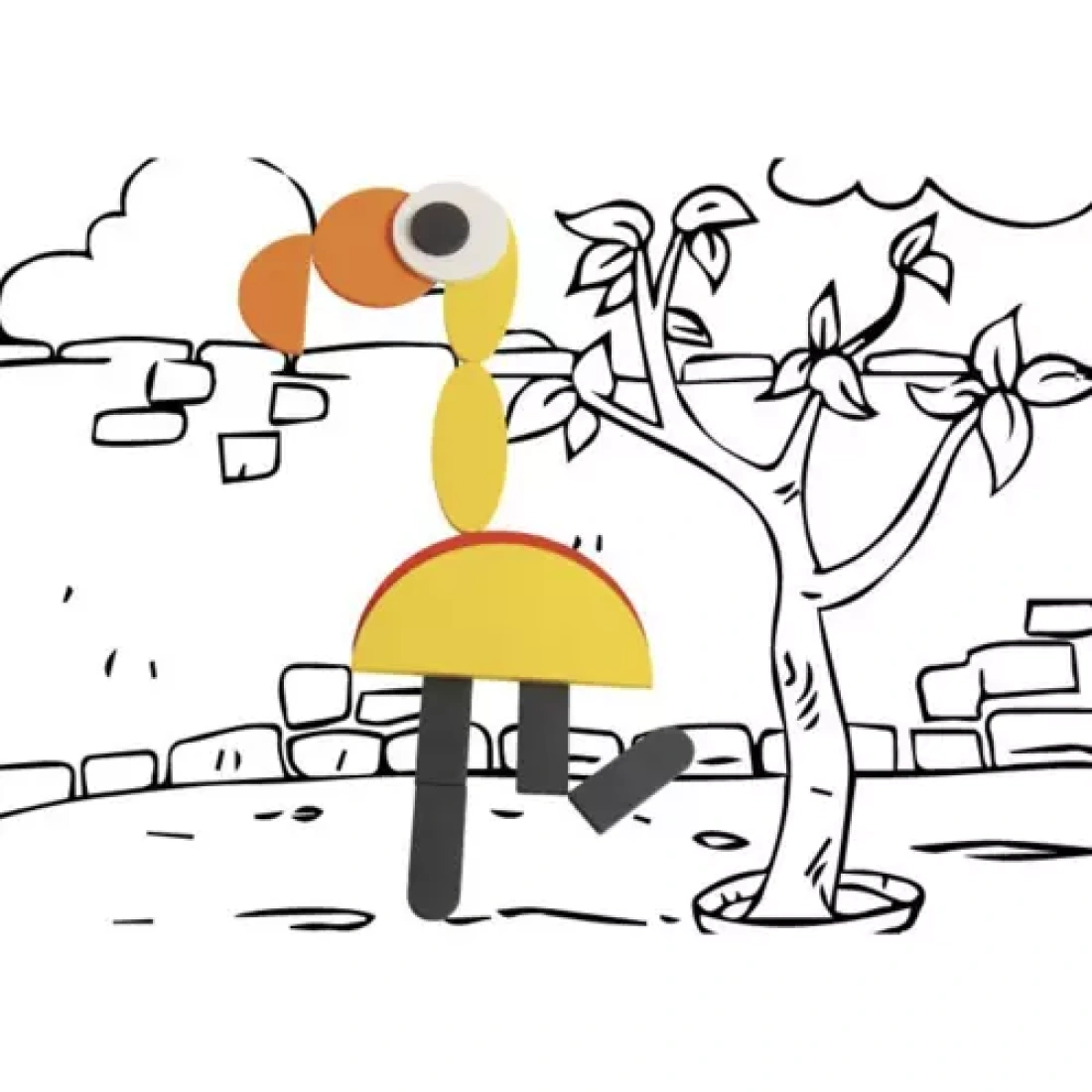 Ξύλινο Παιδικό Παζλ Παιχνίδι Κατασκευών 29 τμχ με Θέμα Ζωάκια, Κατάλληλο για Παιδιά άνω των 3 ετών - Image 9