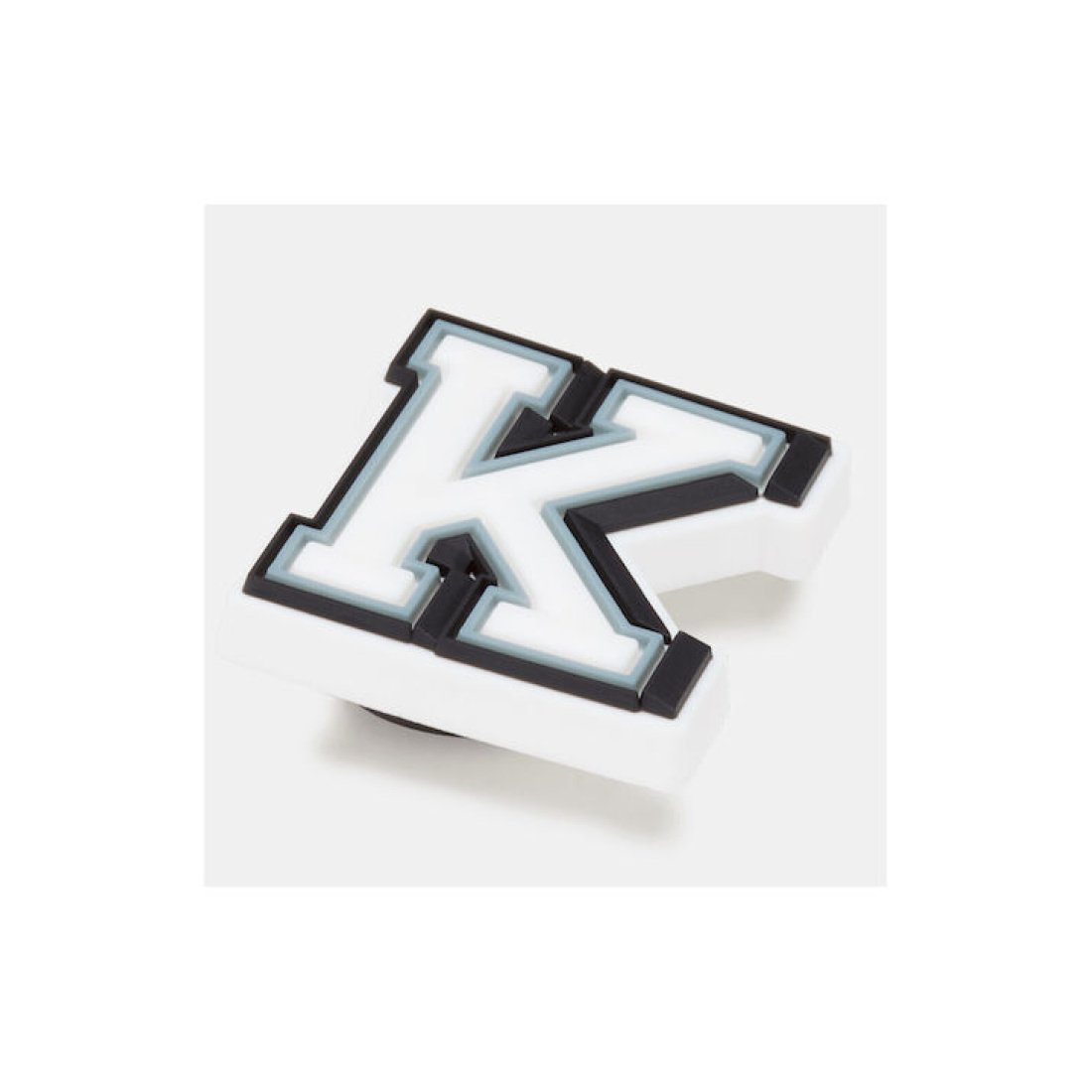 Αξεσουάρ για Διακόσμηση Παπουτσιών Crocs σχέδιο Γράμμα Letter K Χρώματος Λευκό - Image 3