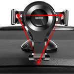 Baseus Βάση Κινητού Αυτοκινήτου Osculum Type Gravity με Ρυθμιζόμενα Άγκιστρα - Image 2