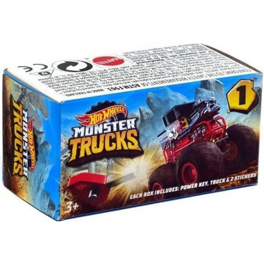 Mattel Αυτοκινητάκια Hot Wheels Mini Monster Trucks Blind Bag - Image 3