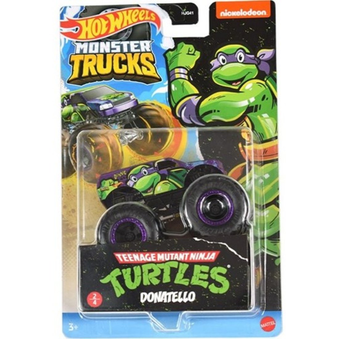 Hot Wheels Teenage Mutant Ninja Turtles Die cast Monster Trucks 1:64 4 Οχήματα Διαφορετικά 1:64 (Πωλούνται Μεμονωμένα) - Image 2