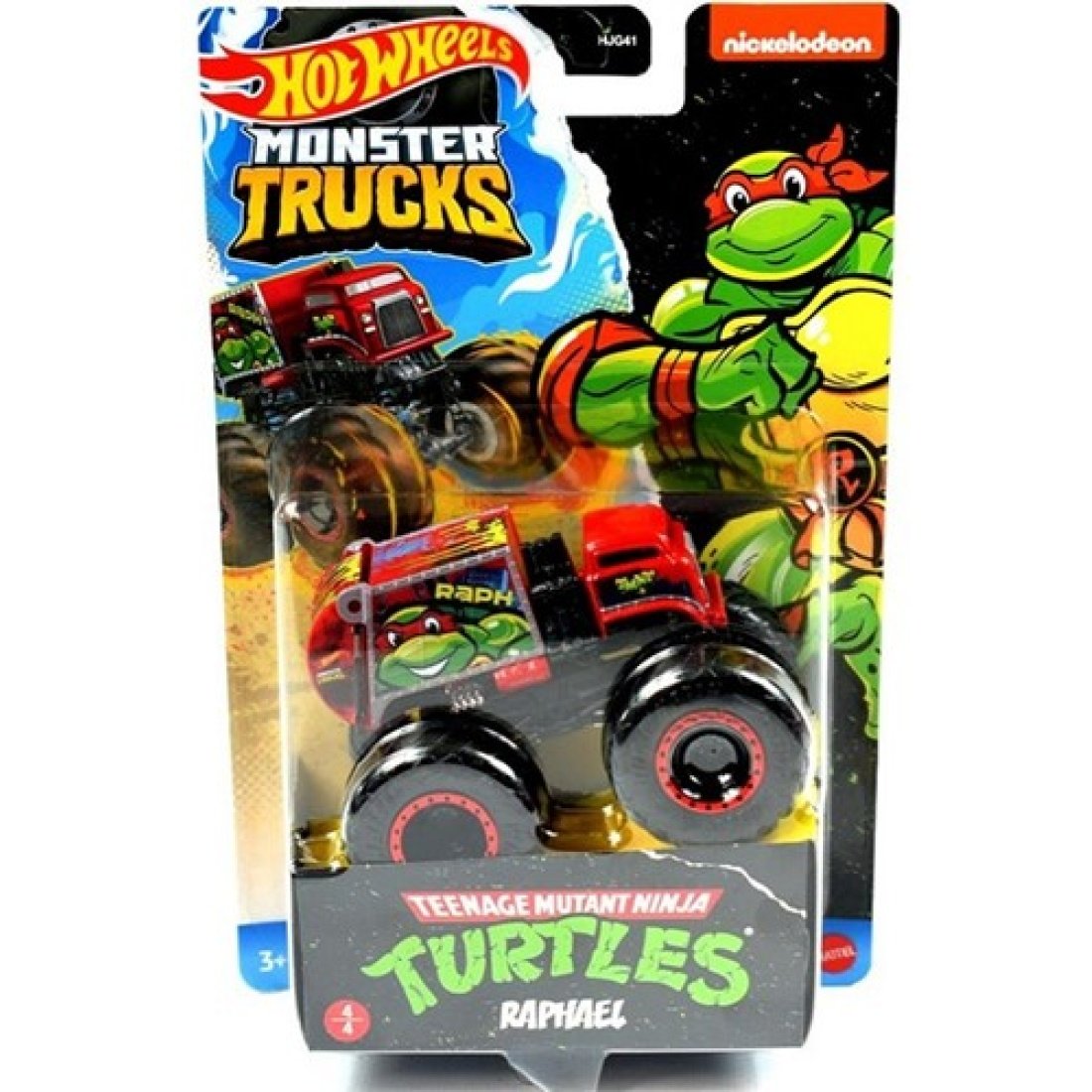 Hot Wheels Teenage Mutant Ninja Turtles Die cast Monster Trucks 1:64 4 Οχήματα Διαφορετικά 1:64 (Πωλούνται Μεμονωμένα) - Image 3
