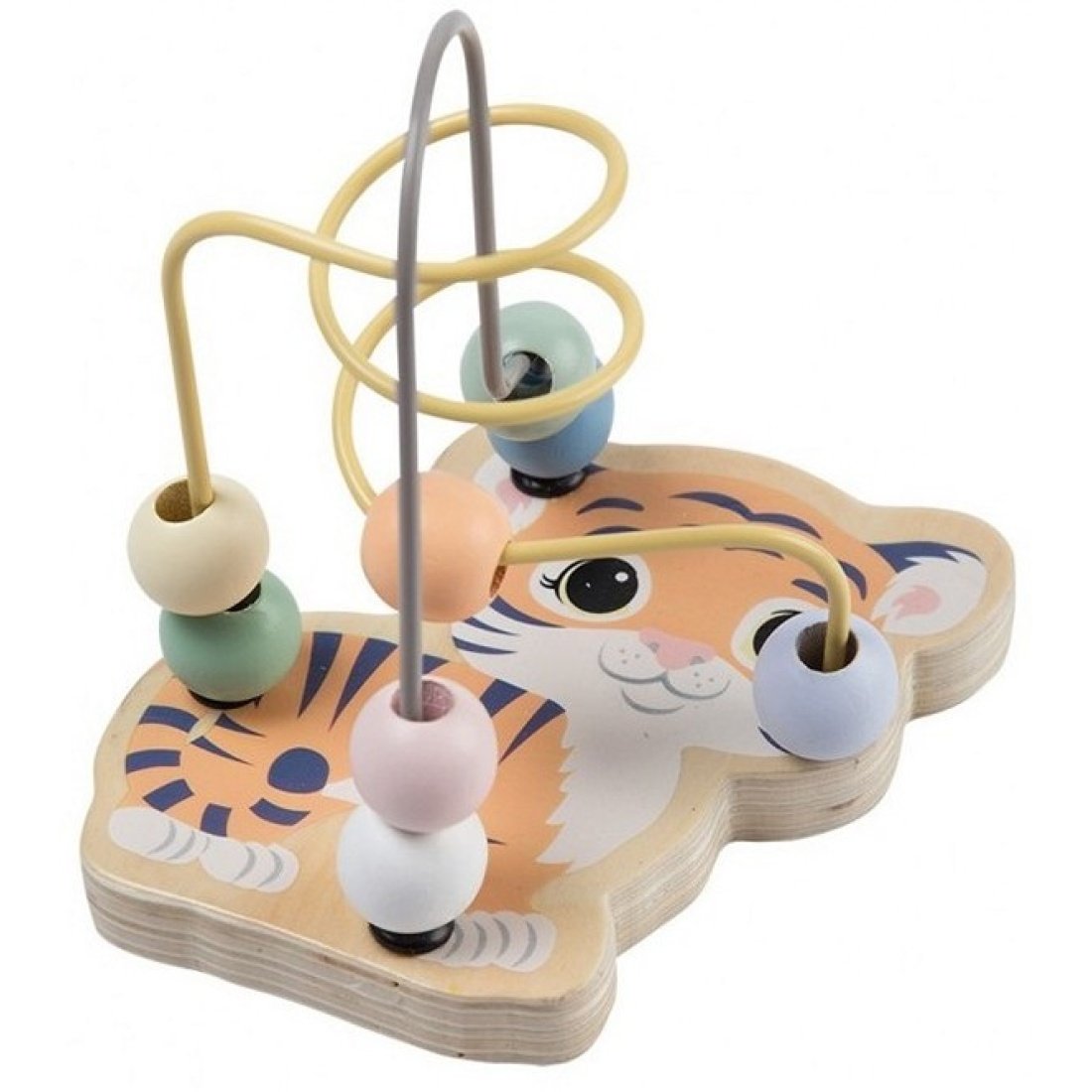 Joueco The Wildies Family Beadtrack With Animalprint από Ξύλο για 12+ Μηνών (Διάφορα Σχέδια) 1τμχ - Image 3