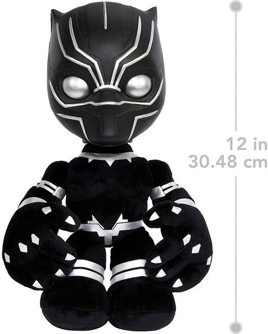 marvel-avengers-pluche-black-panther-30cm-met-licht-en-geluid-in-box-23x35cm-taal-engels-2 Marvel Avengers Plush Black Panther 30cm Με Φώς και Ήχο (Μιλάει Αγγλικά) - Image 1