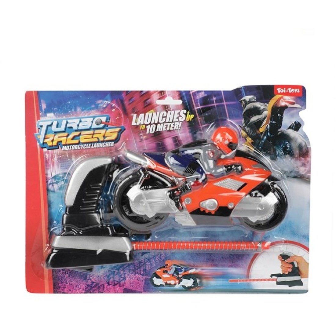 TOI-TOYS TURBO RACERS ΑΓΩΝΙΣΤΙΚΗ ΜΗΧΑΝΗ ΜΕ ΕΚΤΟΞΕΥΤΗΡΑ ΣΕ 2 ΧΡΩΜΑΤΑ για 3+ Ετών - Image 3
